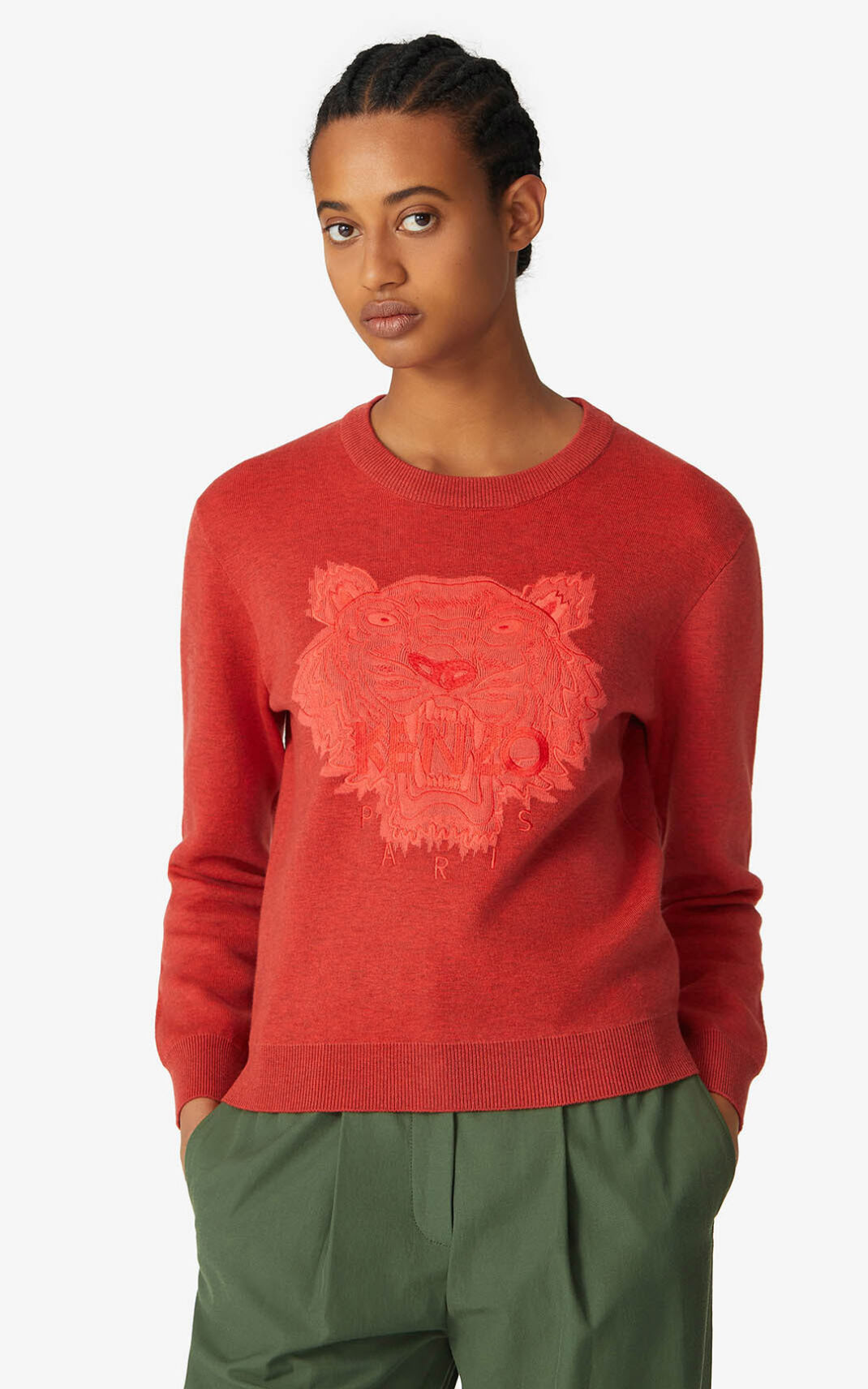 Kenzo Tiger Trui Dames Rood | 52340EYXA